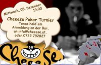 Cheeese Poker Night – Texas hold’em@Cheeese