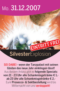 Silvester Explosion@Tanzpalast Oepping