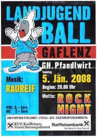 Landjugendball Gaflenz@GH.Pfandlwirt