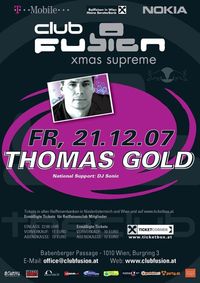 ClubFusion xmas supreme - Thomas Gold@Babenberger Passage