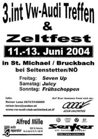 3. int. VW - Audi Treffen@Festzelt