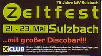 Zeltfest Sulzbach@Festzelt neben Gh. Derfler