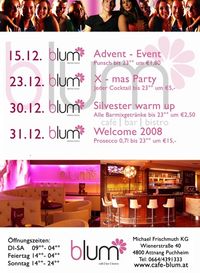 Advent-Event@Cafe Bar Bisto Blum