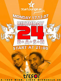 24 Birthday Bash@Club Tresor (GESCHLOSSEN)