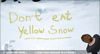 I dont eat yellow snow