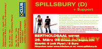 Spillsbury und Support@Bertholdssaal