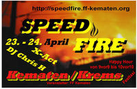 Speedfire@Platz neben altem Lagerhaus