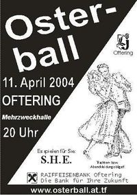 Osterball der Landjugend Oftering@Mehrzweckhalle
