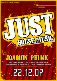 Just House:Music - Joaquin Phunk@Herbers: Lust.auf.Bar