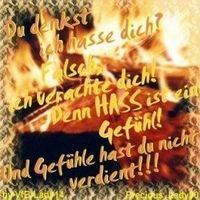 Gruppenavatar von ~du dEnksT ich ĦĂŞŞĒ dicH? ~fAlsch, iCh verAchTe diCh! DeNN ĦĂŞŞ iSt eIn gEfüHl!  unD gefÜhlE hAst du NiCht ~