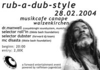 Rub-A-Dub-Style@Musikcafé Canapé