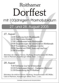 Roithamer Dorffest@im ganzen Ort