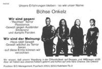 Gruppenavatar von böhse onkelz - steht für (lebenselexier,religion,kraft,freunde,