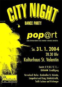 City Night Dance Party@Kulturhaus