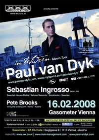 XXX pres. Paul van Dyk / Sebastian Ingrosso / Pete Brooks