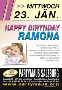 Happy Birthday Ramona@Partymaus