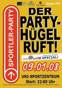 Die originale Sportler-Party@Uni-Sportzentrum