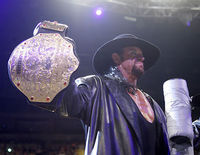 The Undertaker for world heavyweight champion