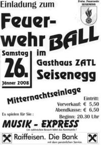 Ball der FF Seisenegg@Gasthaus Zatl