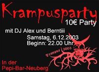 10 € - Krampusparty@Pepi-Bar-Neuberg