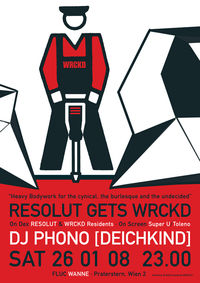 Resolut gets WRCKD@Fluc / Fluc Wanne