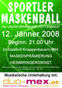 USP Sportler Maskenball@Knappenbauern Wirt (GH Hofer)