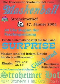 Feuerwehrball 2004@Stroheimerhof