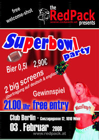 The RedPack SUPERBOWL XLII Party@Club Berlin