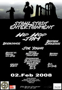 Stahlstadt Entertainment HIP HOP JAM@Bernaschek-Haus