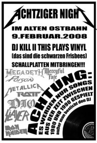 80er Jahre Metalnight@Cafe Ostbahn