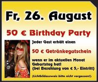 50 €uro Birthdayparty