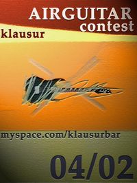 Airguitar Contest@Cafe Mitterer Klausur