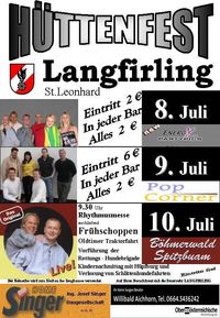 Hüttenfest Langfirling@Feuerwehrhütte
