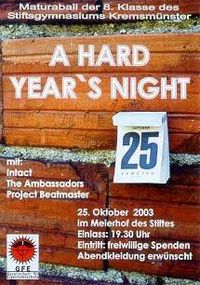 A hard year`s night@Meierhof, Stift Kremsmüns