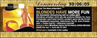 Blondes have more Fun@Musikpark-A1