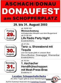 FF-Donaufest Aschach@Schopperplatz