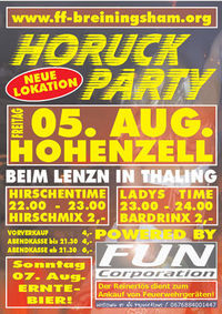 Horuck Party 05@beim Lenzn in Thaling