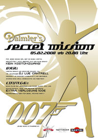 007 Secret Missions@Daimlers Bar | Lounge