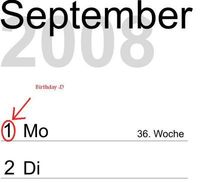 Gruppenavatar von hab am 1. September geburtstag =)