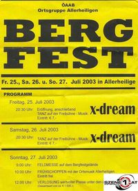 Berg Fest Allerheiligen@Burg