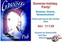 Summer - Holiday Party!@Gwölb / D`Sunn Leitn