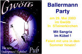 Ballermann - Party@Gwölb / Sunnleithn