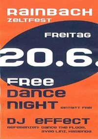 Free Dance Night@Zelt beim Zeughaus