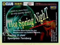 Szene1 Presents Hot Spring Night@Sportplatz Ternberg