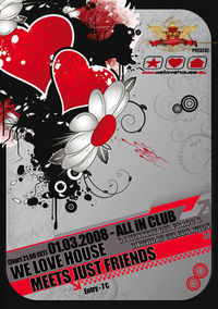 we love house  &  just friends present:@All In