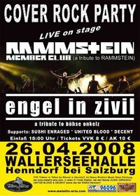 Cover Rock Party (Rammstein & Onkelz Tributes)@Wallerseehalle