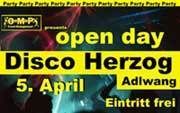 Open Day in der Disco Herzog