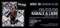 Club MNML - Kabale und Liebe @Camera Club