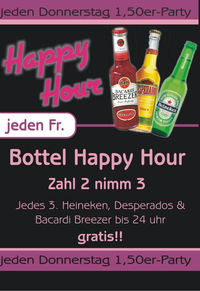 Bottel Happy Hour@El Cortez