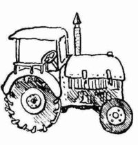 In Dani sei Vater baut an riesigen überdimensionalen Traktor bam Fraunz obn in da Werkstatt hot da Mayr vorgestern gsogt